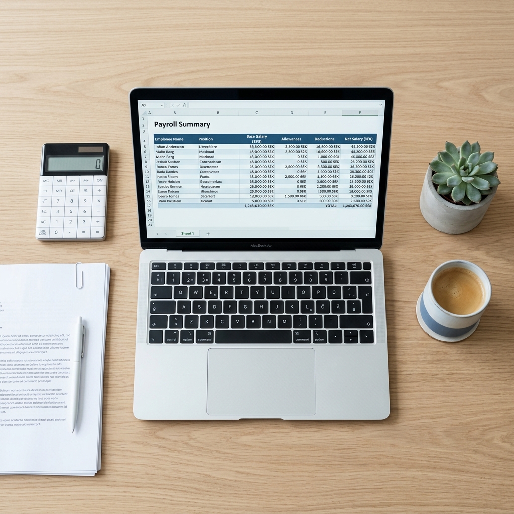 Effektivt arbetsflöde på LöneCenter